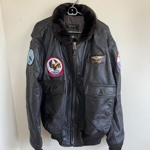 Leather G-1 Navy Flight Jacket